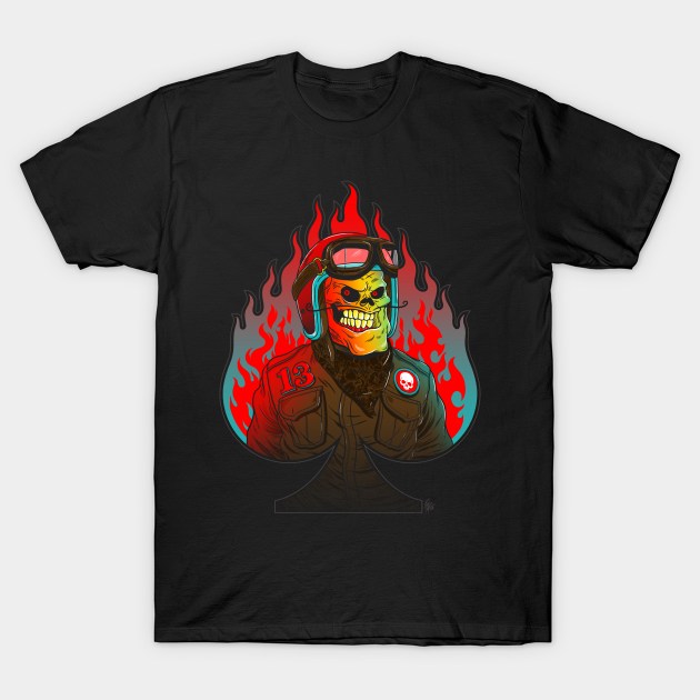 GRIN RIDER T-Shirt by skowl